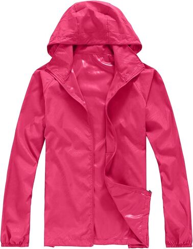 Rain Jacket Women Windbreaker Hooded Jackets Sun Protection Lightweight Jacket Packable Waterproof Rain Coat Hiking in Saudi Arabia