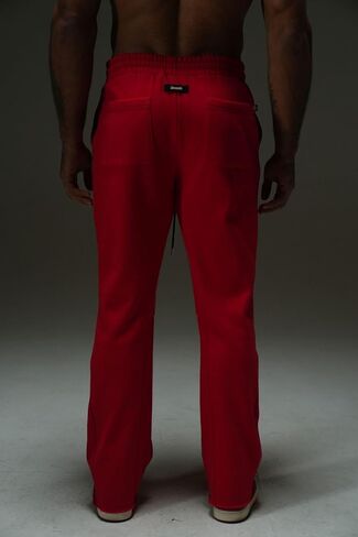 Fate Heavyweight Fleece Flared Sweatpants for Men with Pockets | Wide Leg Warm Streetwear in Saudi Arabia