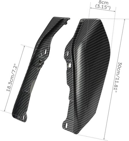 TCT-Motorparts ألياف الكربون تبدو منافسات الهواء في منتصف الإطار مناسبة ل Harley Touring 2009-2023 in Kuwait