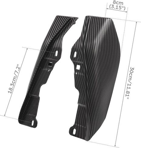 TCT-Motorparts ألياف الكربون تبدو منافسات الهواء في منتصف الإطار مناسبة ل Harley Touring 2009-2023 in Kuwait