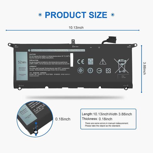 بطارية كمبيوتر محمول 63WH RJ40G متوافقة مع Dell Latitude 14 5420 15 5520 Precision 15 3560 Series P137G P137G001 P104F P104F001 P104F002، بديلة لـ RJ4OG 01K2CF 075X16 WY9DX 0WK3F1 0M3KCN 005R4 2 in Saudi Arabia