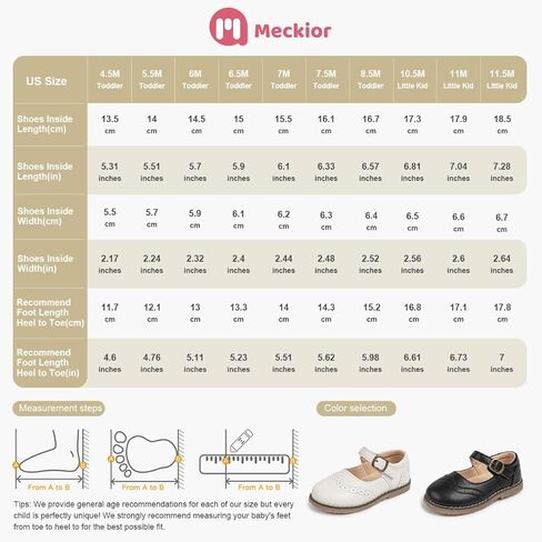 Meckior Toddler Little Girl Mary Jane Dress Shoes Ballet Flats for Girl Party School Shoes Bowknot Princess Shoes in Kuwait