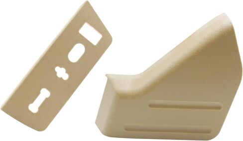 2pcs متوافق مع لوحة تغطية تقليم مقعد Ford F150 ومحول المقعد الإسكان الإسكان 2009-2014 ، غطاء مقاعد السائق اليسرى المقاعد اليسرى البديل 9L3Z1661693CA 9L3Z14A706NA-Black in Kuwait