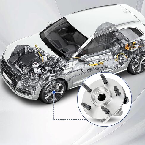 مجموعة محور العجلة الخلفية 512401 مناسبة لـ Scion FR-S 2013-2016، لسوبارو BRZ/Forester/Legacy/Outback/WRX/Crosstrek/Impreza/Sport STI 2014، لتويوتا 86 GR86، 5 عروة، قطعتان in Kuwait