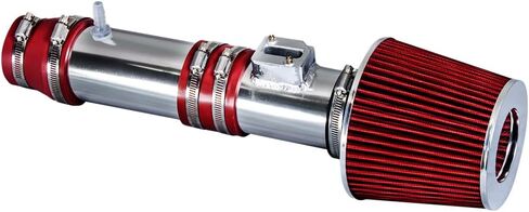 Rtunes Racing Short Ram Air Intake Kit + Filter Combo Compatible For 07-13 MDX 3.7L / 07-13 Honda Odyssey 3.5L / 09-13 Honda Pilot/Ridgeline 3.5L (Red) in Saudi Arabia