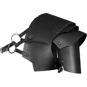 Medieval Armor Faux Leather Pauldron Shoulder Armor, Perfect Viking Accessories for LARP, Cosplay, and Halloween in Kuwait