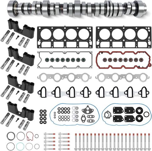 AFM DOD KIT مع المصاعد ، عمود الحدبات ، مجموعة حشية الرأس ، متوافقة مع 2007-2013 Chevy Silverado 1500/Tahoe/Avalanche/Suburban ، GMC Sierra 1500/Yukon 5.3L V8 Engine in Saudi Arabia