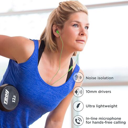 سماعات أذن Motorola Earbuds 2 - عزل الضوضاء، محركات صوت 10 مم، ميكروفون مدمج - متوافق مع مساعدي الصوت الذكي، تصميم خفيف الوزن، نمط خطاف آمن للأذن - 2 سماعات أذن إضافية in Saudi Arabia