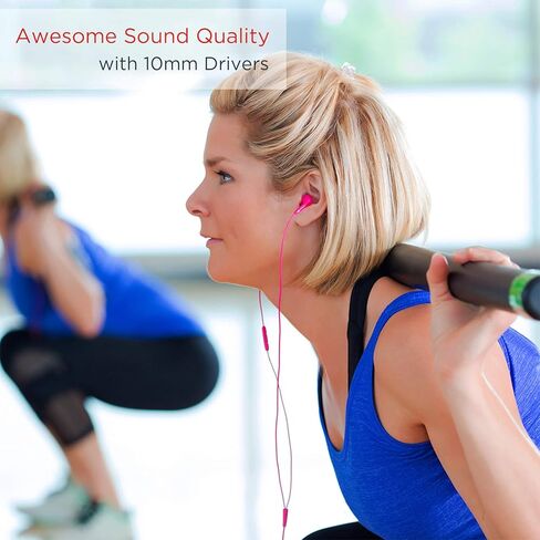 سماعات أذن Motorola Earbuds 2 - عزل الضوضاء، محركات صوت 10 مم، ميكروفون مدمج - متوافق مع مساعدي الصوت الذكي، تصميم خفيف الوزن، نمط خطاف آمن للأذن - 2 سماعات أذن إضافية in Saudi Arabia