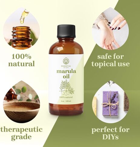 Marula Oil - Premium Undiluted Carrier Oil | for Skin, Face, Body, Hair Revitalization | Vegan & Cruelty Free in Kuwait