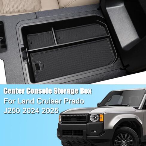 Xiter for Toyota Land Cruiser 2024 2025 الملحقات الداخلية ABS Armrest Box Box منظم in Kuwait