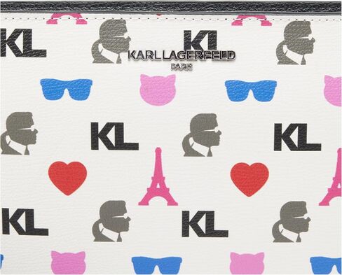 Karl Lagerfeld Paris Adele Crossbody, Black Multi 4 in Saudi Arabia