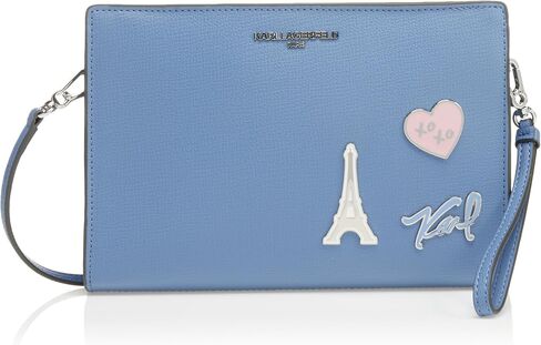Karl Lagerfeld Paris Adele Crossbody, Black Multi 4 in Saudi Arabia