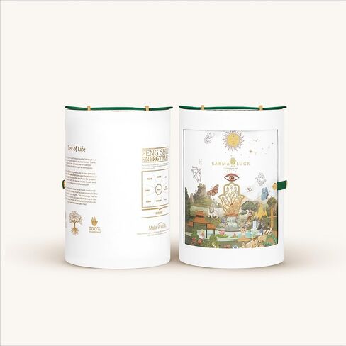 الكارما والحظ - واحة هادئة مع شجرة فنغ شوي - أوراق كريستال الزبرجد الزيتوني لرمزية الحياة الحقيقية، قاعدة كوارتز كريستالية لتعزيز الوضوح والحماية والتركيز. in Kuwait