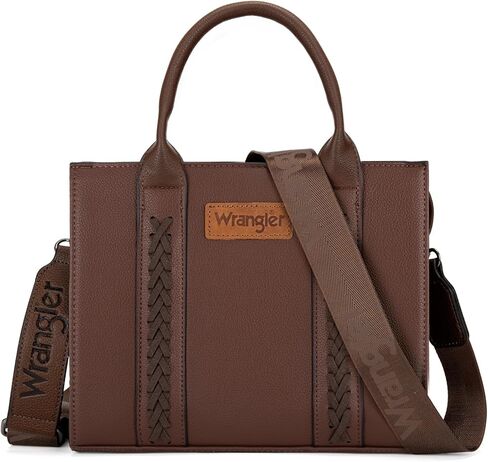 Wrangler Tote Bags for Women Top-handle Handbags and Purse for Women with Adjustable Strap in Kuwait
