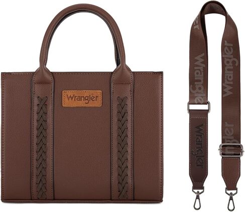 Wrangler Tote Bags for Women Top-handle Handbags and Purse for Women with Adjustable Strap in Kuwait