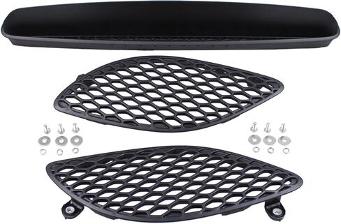 Left Right Center Hood Bezel Scoop Panel Insert Set for Dodge Durango 2018-2020 in Saudi Arabia