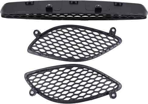 Left Right Center Hood Bezel Scoop Panel Insert Set for Dodge Durango 2018-2020 in Saudi Arabia