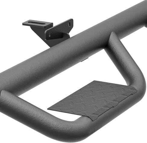 Running Boards Compatible with 2018-2025 Jeep Wrangler JL JLU Unlimited 4 Doors, Drop Stairs Design Side Steps Heavy-Duty Steel Nerf Bars Bolt-on Step Plates Rock Sliders Rail, Black in Saudi Arabia