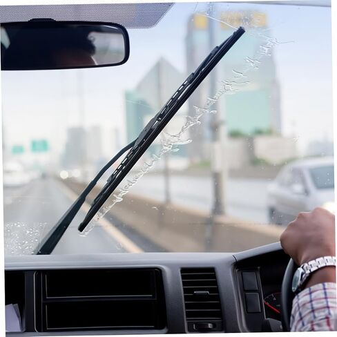 AmoSfun 4pcs ممسحة الإطار معدوم مضياف الزجاج الأمامي الممتاز إدراج المطاط in Saudi Arabia