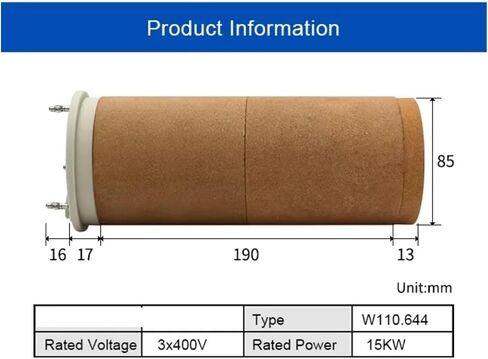عنصر التدفئة لآلة لحام الهواء الساخن 115.214 3 * 400V 18KW عنصر التدفئة في درجة الحرارة المرتفعة في LE10000HT Hots Hots Heater in Saudi Arabia