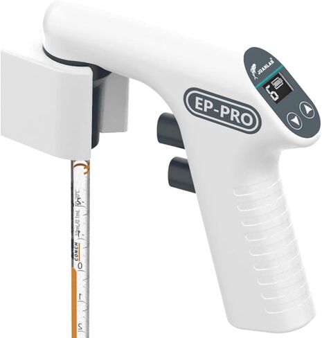 JOANLAB Lab Electric Pipette Controller with Standing Stand Digital Automatic Pipettor Motorized Pipette Filler for Biology Chemical in Kuwait