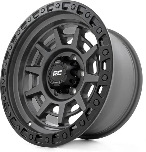 Country Country 85 سلسلة من قطعة واحدة 17x9 6x5.5 Gunmetal /Black Wheel-85170912a Wheel مع رسم (17 × 9. بوصة /6 × 5 بوصات ، -12 مم) in Kuwait