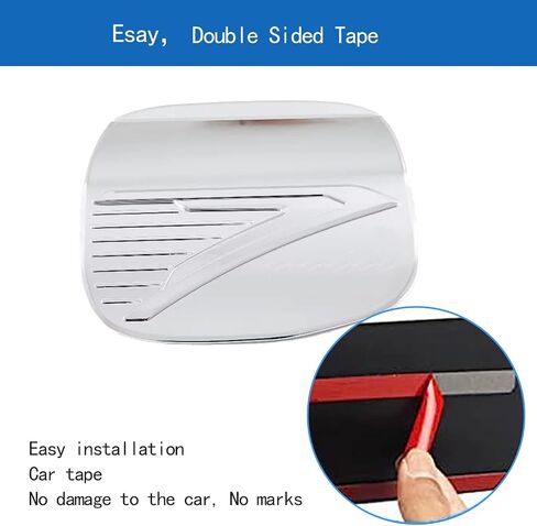 Gas Tank Door Protector,Fuel Tank Cap Cover Trim Fit for Mitsubishi New Outlander 2022 2023 2024 2025 Exterior Accessories（ABS，Carbon Fiber） in Saudi Arabia