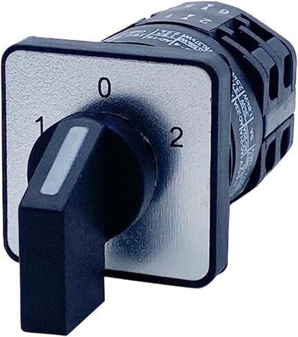 LW26 YMW26-5/2 Rotary Cam Switch Three Postion 5A Two Poles 8 Terminals Universal Changeover in Saudi Arabia