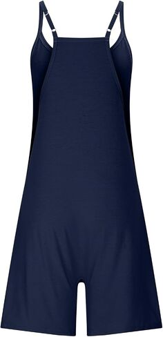 JiXiang Casual Rompers for Women 2025 Summer Dressy Spaghetti Strap Jumpsuits Shorts Casual Loose Beach Vacation Overalls in Saudi Arabia