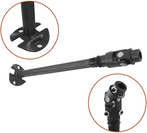 عمود التوجيه لـ Dodge for Ramcharger لـ D100 لـ D150 لـ D250 لـ D350 لـ W100 لـ W150 لـ W250 لـ W350 ، لـ Plymouth لـ Trailduster D/ W/ 100 150 250 350 (Black Steel) 189-0134 in Kuwait