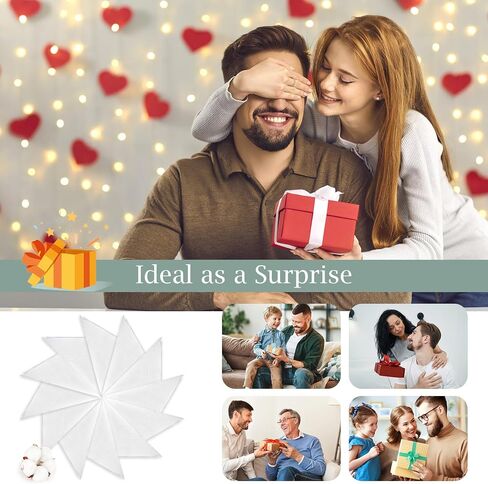 6 PCS مناديل الرجال ، منديل أبيض من القطن الناعم بنسبة 100 ٪ in Saudi Arabia