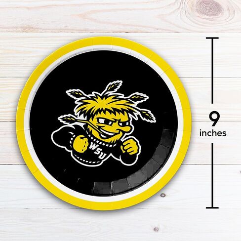NCAA Kansas State Wildcats 8-Pack Paper Plates- in Saudi Arabia