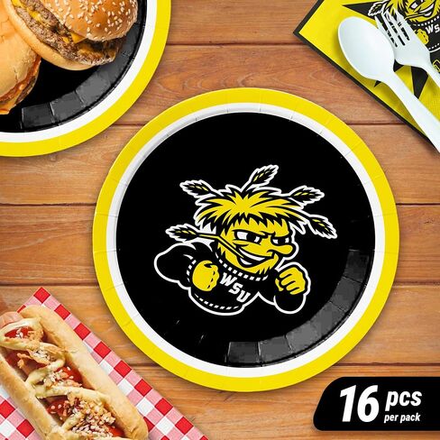 NCAA Kansas State Wildcats 8-Pack Paper Plates- in Saudi Arabia