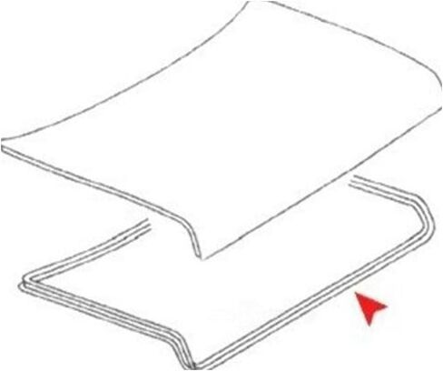 Deck Lid Seal-Trunk Lid Seal 1pc لـ Benz لـ 380sec 1982-1983 لـ 500sec 1984-1985 لـ 560sec 1986-1991 1267500198 in Saudi Arabia
