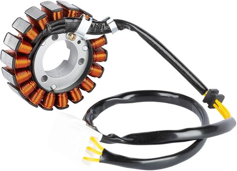 31120-ktf-640 ملف Stator متوافق مع Honda FES 125 FES 150 FES125 Pantheon 2003 2004 2005 2007 2007/ FES150 Pantheon 2003 2004/ FES150 (ABS) S-Wing 2007 يحل محل 31120-KRJ-791 in Kuwait