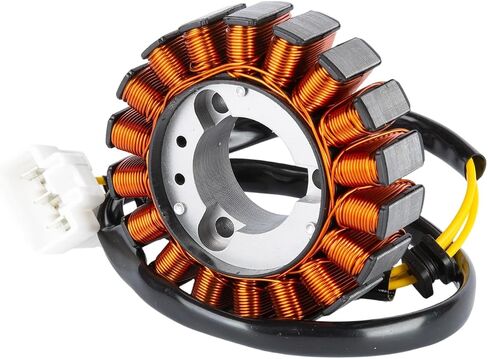 31120-ktf-640 ملف Stator متوافق مع Honda FES 125 FES 150 FES125 Pantheon 2003 2004 2005 2007 2007/ FES150 Pantheon 2003 2004/ FES150 (ABS) S-Wing 2007 يحل محل 31120-KRJ-791 in Kuwait