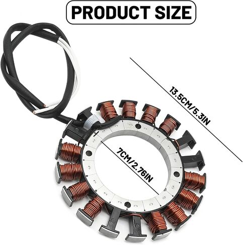 59031-7017 18 Coil 2 Wire Generator Magneto Stator Coil, Replacement for FR541V FR600V FR651V FR691V FR730V FS481V, Replaces 59031-7017 in Saudi Arabia