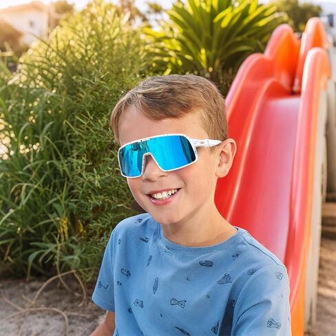 3PACK Kids Baseball Sunglasses for Boys Girls Polarized Youth Softball Cycling Sports UV400 Protection Goggles in Saudi Arabia