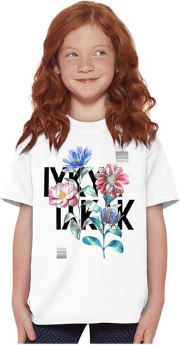 Brisco Brands Urban Streetwear Iykyk Flowers Crewneck T Shirts Boy Girl in Saudi Arabia