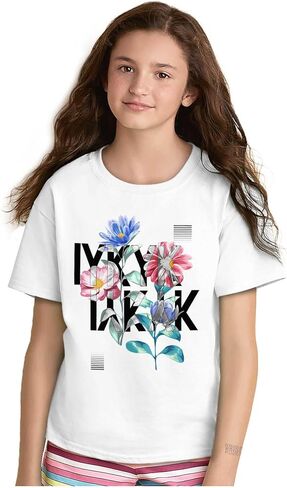 Brisco Brands Urban Streetwear Iykyk Flowers Crewneck T Shirts Boy Girl in Saudi Arabia