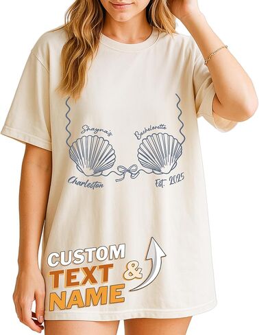 Tehg & Tuhg Custom Bachelorette Shirts for Bridal Party, Personalized Name Location Tees for Bride Squad,Fun Matching Outfits in Saudi Arabia