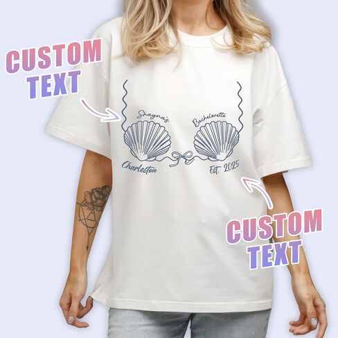 Tehg & Tuhg Custom Bachelorette Shirts for Bridal Party, Personalized Name Location Tees for Bride Squad,Fun Matching Outfits in Saudi Arabia