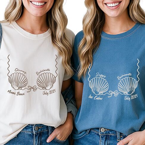Tehg & Tuhg Custom Bachelorette Shirts for Bridal Party, Personalized Name Location Tees for Bride Squad,Fun Matching Outfits in Saudi Arabia