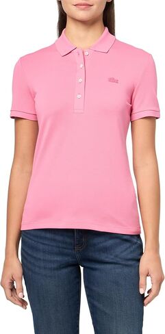 Lacoste Women's L.12.d Slim Fit Stretch Mini Piqué Polo Shirt in Saudi Arabia