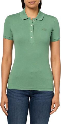 Lacoste Women's L.12.d Slim Fit Stretch Mini Piqué Polo Shirt in Saudi Arabia