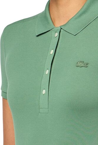 Lacoste Women's L.12.d Slim Fit Stretch Mini Piqué Polo Shirt in Saudi Arabia