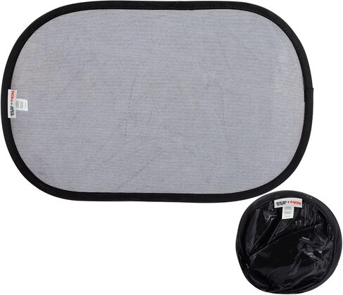 Nuby x Safe in The Seat Car Sun Shades – 2-Pack Pop-Open Static Cling Shades for Side Windows – UV Protection, Easy Install, Universal Fit – Folds Flat for Storage – 14" x 21" with Bonus Decal in Saudi Arabia