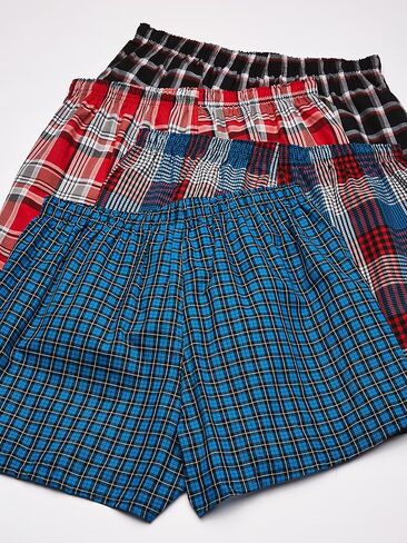 Hanes Men's Men's 4 Pack Comfortblend Boxers مع Freshiq in Saudi Arabia