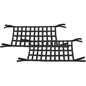 2pcs Heavy Duty Car Roof Bed Rest Mesh for Jeep for Wrangler 1987-1995 1997-1998 2000-2002 2004-2020 for Wrangler JK 2018 Upper,Front Black 2HDCRHBRCMFJW1 in Saudi Arabia